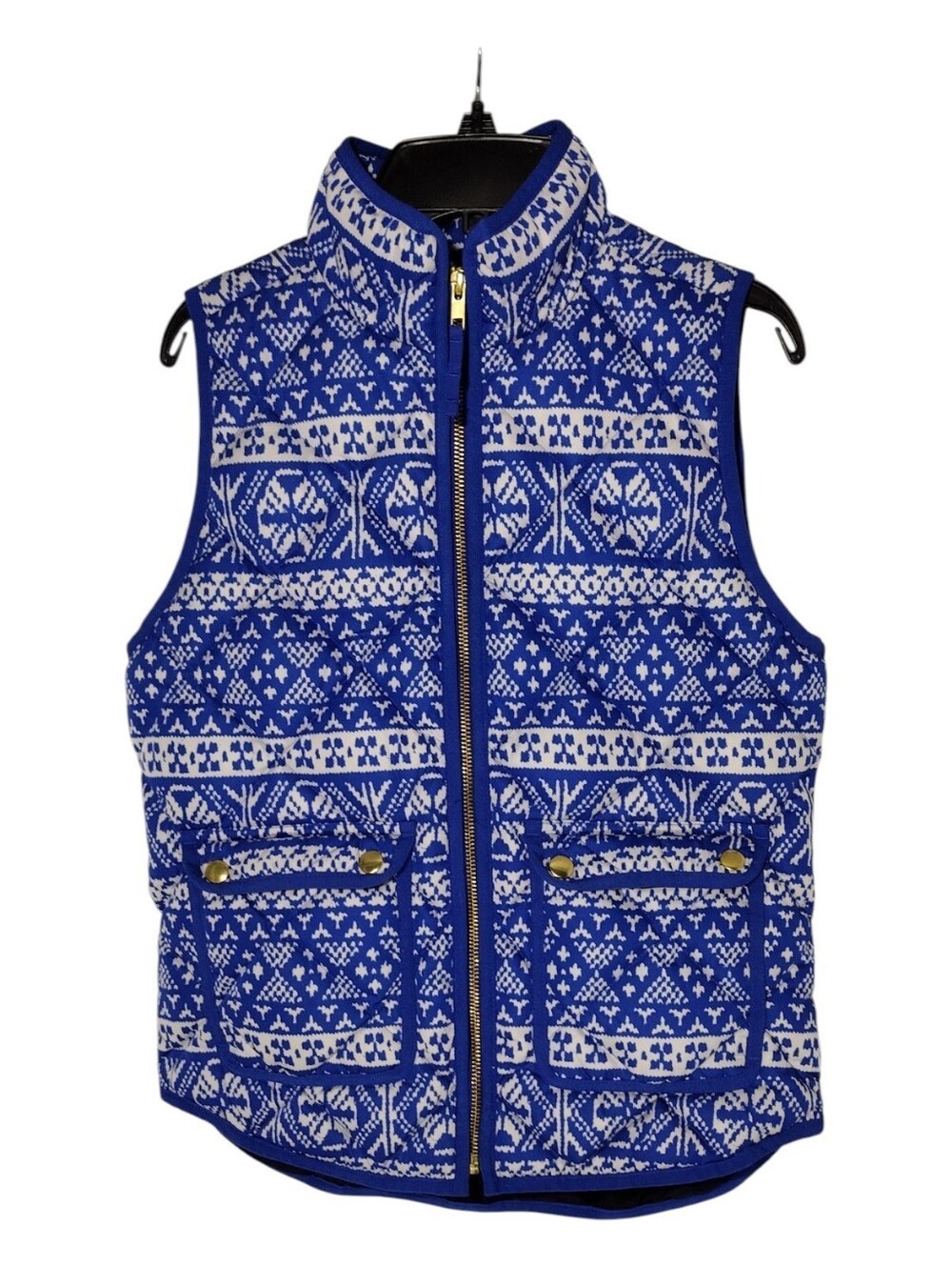 J. Crew Vest Excursion Fair Isle Puffer Size XS